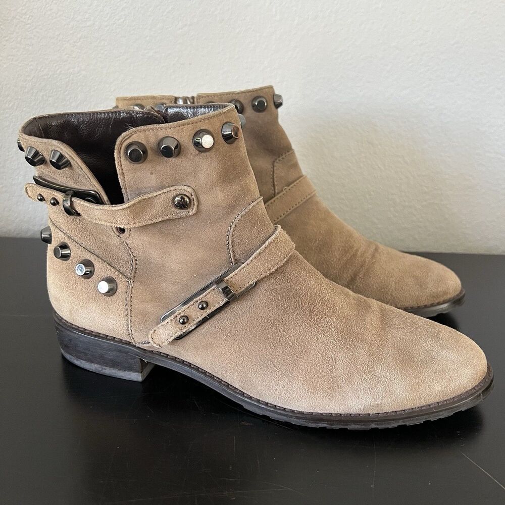 Stuart Weitzman Go West Studded Bootie Size 6 - image 1